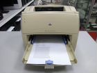 Принтер HP LaserJet 1000 series, лазерный ч/б