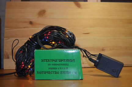 Электрогирлянда сетка 2X2