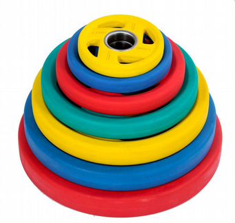 Диск D50 обрезиненный цветной 20 кг