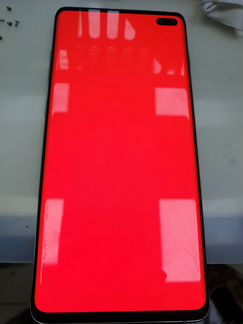 Дисплей samsung S10+ снятый серебристая рамка