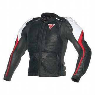 Мотокуртка Кожаная Dainese Sport Guard / Черно-кра