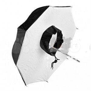 Зонт-софтбокс US-101K купол серебро на отражение