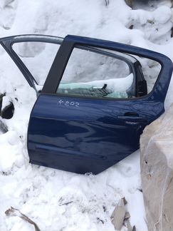 Дверь задняя левая Peugeot 308 SW Синяя