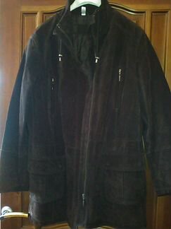 Куртка замшевая удлиненные теплые новые 2 шт