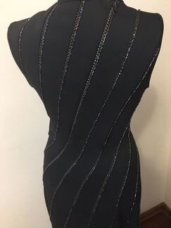 Новое платье вечернее выпускное чёрное красное