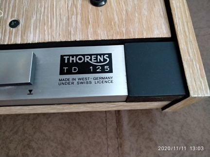 Проигрыватель винила thorens TD-125