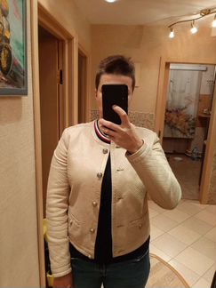 Кожаная куртка Massimo Dutti