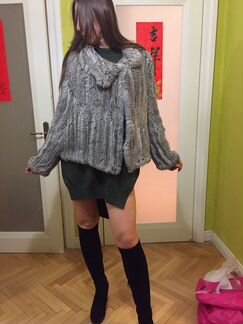 Меховой жакет новый