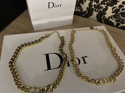 Чокер цепочка колье Dior