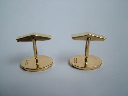 Tiffany & Co. тиффани запонки золото 750 пробы