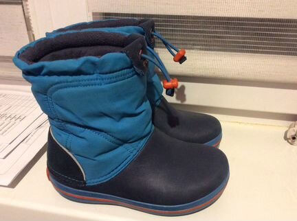Crocs сапоги детские демисезонные