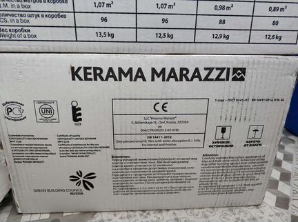 Плитка Kerama Marazzi Граньяно белый 7,4х15