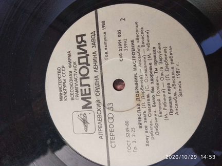 Виниловые пластинки