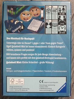 Настольная игра Quizduell mini на немецком новая