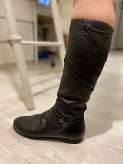 Сапоги кожаные весна-осень разм 37