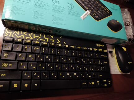 Клавиатура + мышь Logitech MK240 Nano