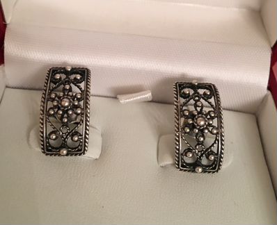 Серьги 875 пробы