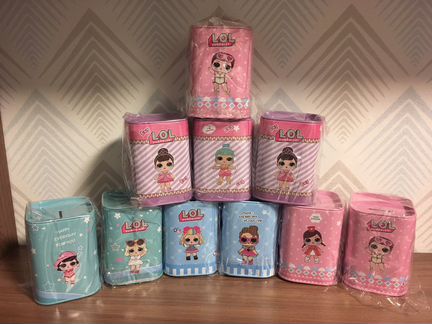 Копилка LOL металическая