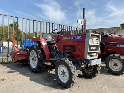 Японский минитрактор SHibaura SL1743 с фрезой 4WD