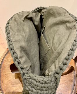 Сумка круглая ручной работы