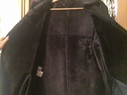 Куртка кожаная(пальто-дубленка)