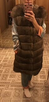 Жилетка из песца