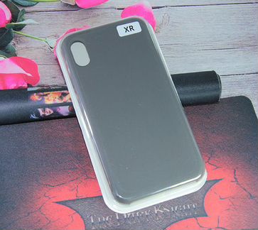 Чехол-накладка для iPhone XR silicone case NL кофе (22)