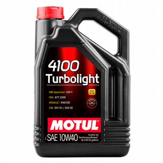 Моторное масло motul 4100 Turbolight 10W40 Technos
