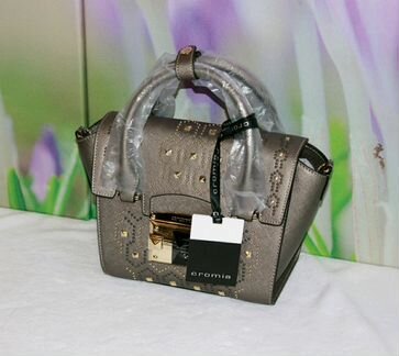 Новая женская сумка Оригинал Cromia Италия из нату