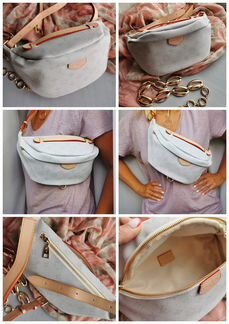 Светлая сумка на пояс Lоuis Vuiттоn