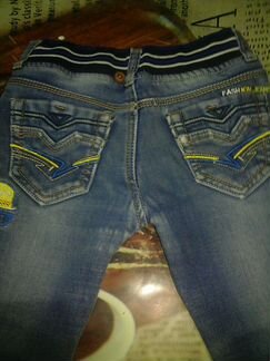 Джинсы детские зимнии