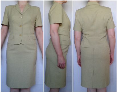Костюмы летние женские в деловом стиле, р. 46