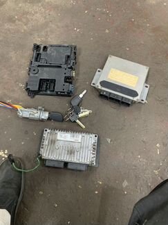 Эбу мозги комплект Пежо 406