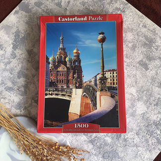 Новый пазл Castorland 1500шт Храм Спас-на-Крови