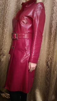 Пальто кожаное