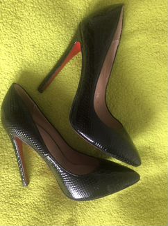 Туфли под крокодиловую кожу, р 36