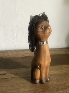 Кошка фигурка статуэтка из дерева