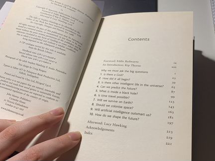Стивен Хокинг книга на английском
