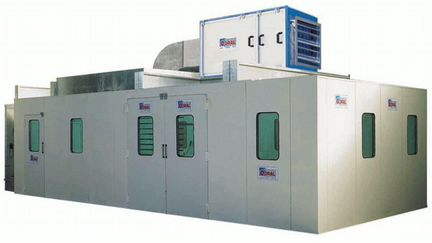 Покрасочная камера Мебельная Coral (10х4) м Италия