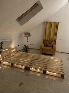 Поддоны паллеты шлифованные крашенные лофт