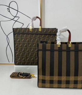 Сумка женская fendi кожа ткань