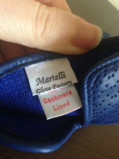 Кожаные перчатки Италия размер 6 1/2