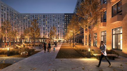 1-к квартира, 43.8 м², 15/30 эт.