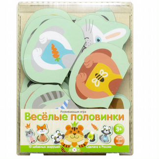 Развивающая игра Paremo Собери половинки (PE120-18)