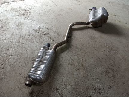 Глушитель задняя часть W204