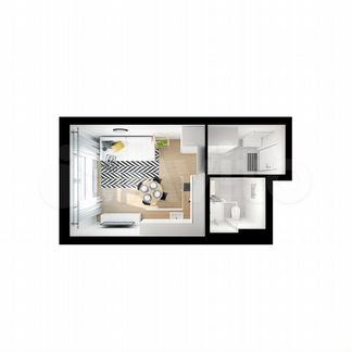Квартира-студия, 20 м², 26/31 эт.