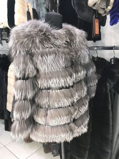 Шуба из чернобурки