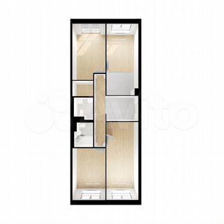 3-к квартира, 86.5 м², 13/13 эт.