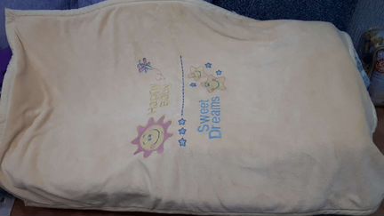 Плед детский плюшевый