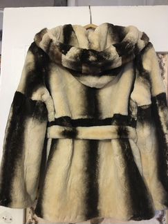 Шикарная шубка из бобра с норкой